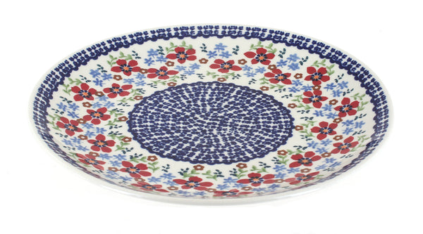 Red Poppy Dinner Plate