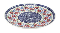 Polish Pottery Red Poppy Dinner Plate