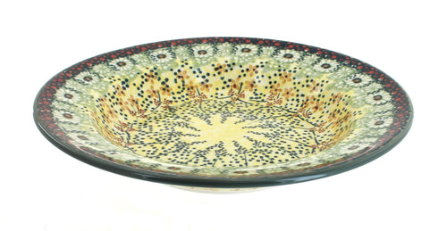 Polish Pottery Sunshine Grotto Soup Plate