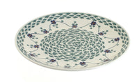 Polish Pottery Sage Floral Lunch Plate