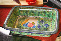 Teresa Medium Rectangular Baker Polish Pottery
