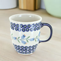 Tulip Coffee Mug Polish Pottery
