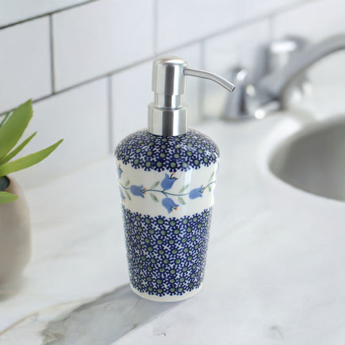Tulip Soap Dispenser Polish Pottery