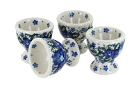 Polish Pottery Melanie 4PC Egg Cup Set