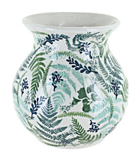Polish Pottery Woodland Fern Medium Vase