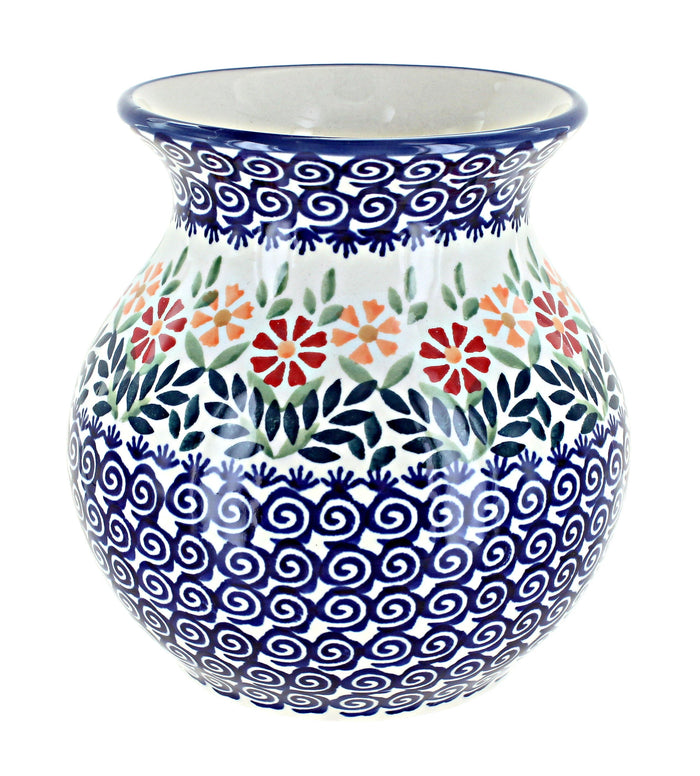 Polish Pottery Garden Bouquet Medium Vase
