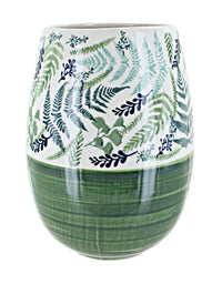 Polish Pottery Floating Fern Vase