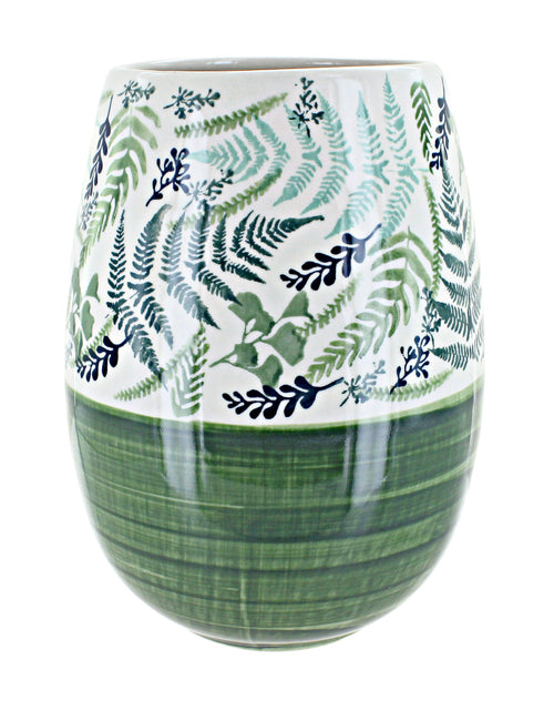 Polish Pottery Floating Fern Vase