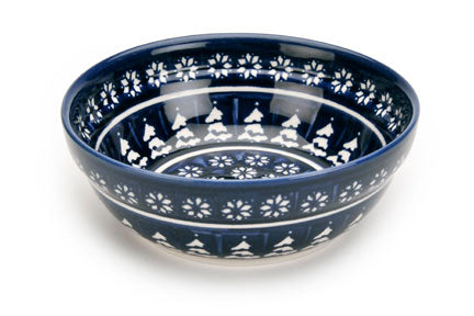 Winter Nights Cereal/Soup Bowl Polish Pottery