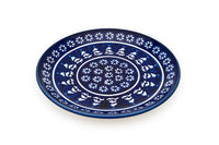 Winter Nights Dessert Plate Polish Pottery