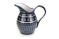 Winter Nights Pitcher Polish Pottery