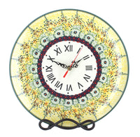 Polish Pottery Sunshine Grotto Clock