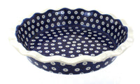 Polish Pottery Dots Pie Plate