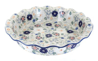 Polish Pottery Carnival Pie Plate