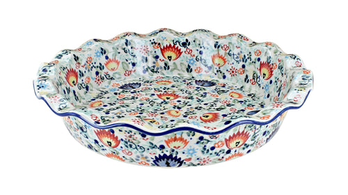 Polish Pottery Desert Oasis Pie Plate