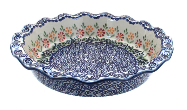 Garden Bouquet Pie Plate