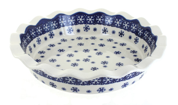 Snow Flurry Pie Plate