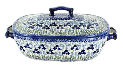 Polish Pottery Brienna Roaster with Lid