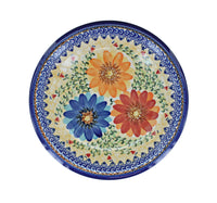 Autumn Burst Soup Plate Polish Pottery