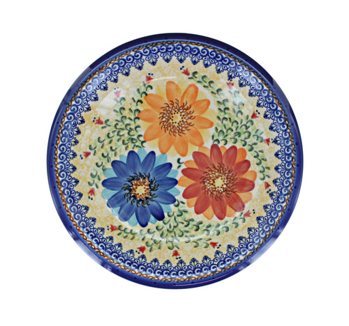 Autumn Burst Soup Plate Polish Pottery