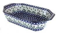 Polish Pottery Alyce Deep Baker with Handles