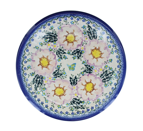 Apple Blossom Dinner Plate Polish Pottery