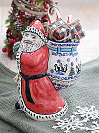 Arctic Holidays Santa Claus Polish Pottery
