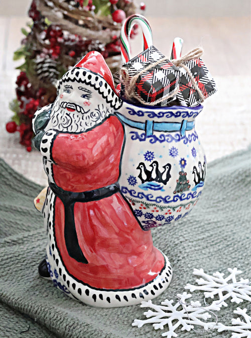 Arctic Holidays Santa Claus Polish Pottery