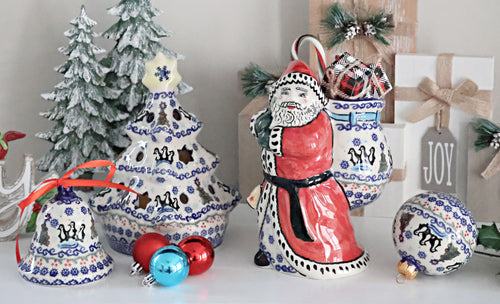 Arctic Holidays Santa Claus Polish Pottery