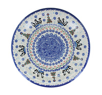 Arctic Holidays Dinner Plate Polish Pottery