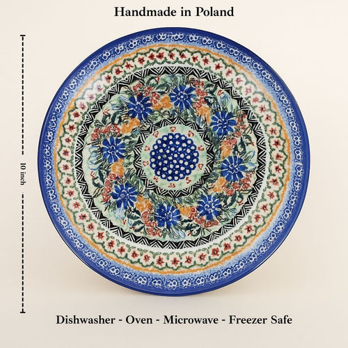 Ashley Dinner Plate Polish Pottery
