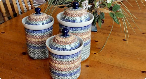 Athena Canister Set Polish Pottery