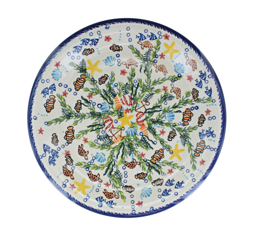 Atlantis Dinner Plate Polish Pottery