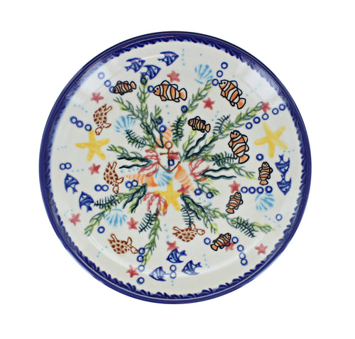 Atlantis Dessert Plate Polish Pottery