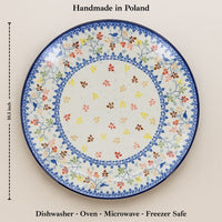 Autumn Grove Dinner Plate Polish Pottery