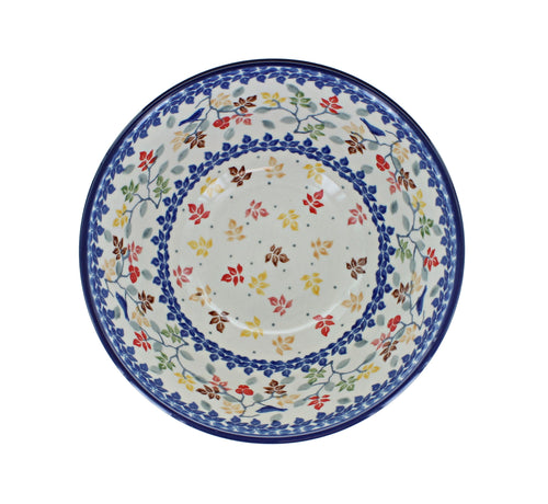 Autumn Grove Cereal/Soup Bowl Polish Pottery