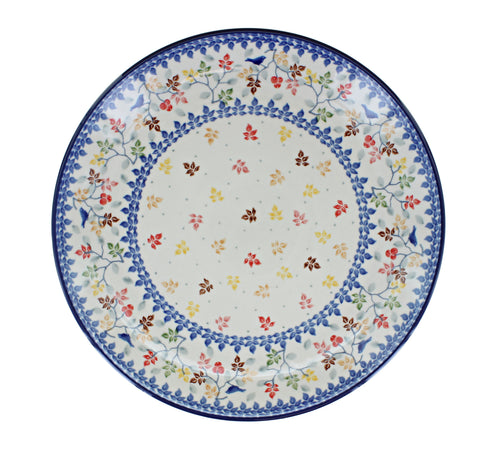 Autumn Grove Dinner Plate Polish Pottery