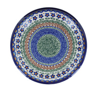 Aztec Flower Dinner Plate Polish Pottery
