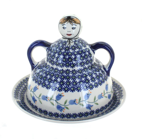 Polish Pottery Tulip Cheese Lady