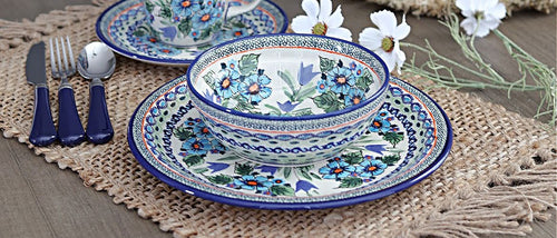 Ballina Dinner Plate Polish Pottery