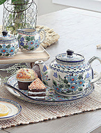 Ballina Medium Teapot Polish Pottery