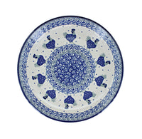 Barnyard Rooster Dessert Plate Polish Pottery