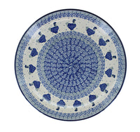 Barnyard Rooster Dinner Plate Polish Pottery