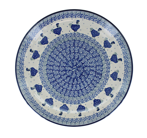 Barnyard Rooster Dinner Plate Polish Pottery