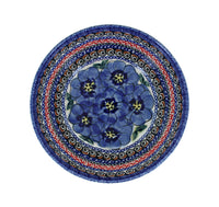 Blue Art Cereal/Soup Bowl Polish Pottery