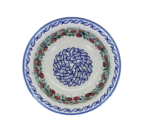 Berry Cereal/Soup Bowl Polish Pottery