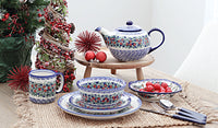 Berry 4 PC Place Setting - Service for 1 Polish Pottery