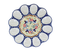 Blue Butterfly Egg Plate