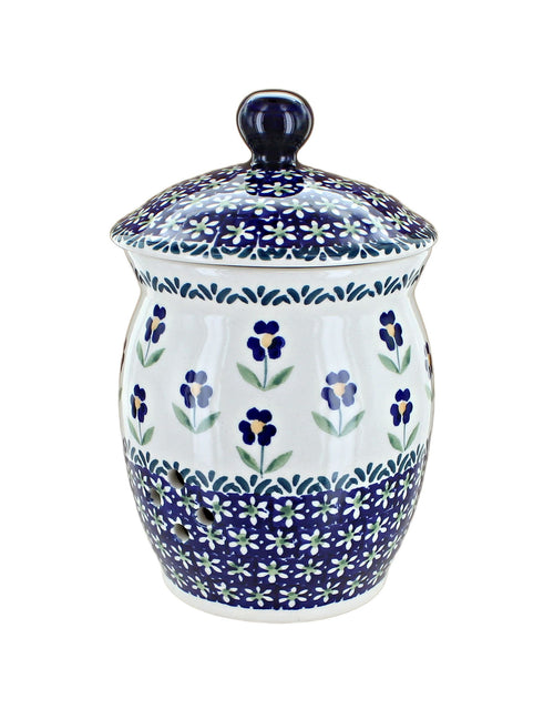 Blue Daisy Garlic Keeper