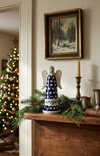 Blue Violet Large Angel Luminary